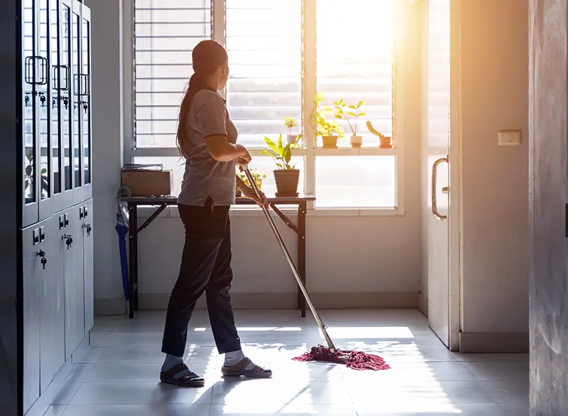 Un environnement propre pour accueillir les enfants